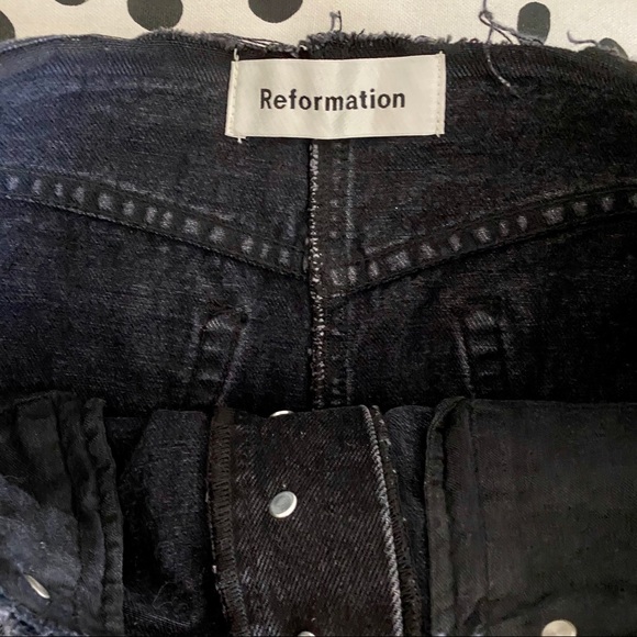 Reformation Denim Westin Mini Skirt - Picture 3 of 7